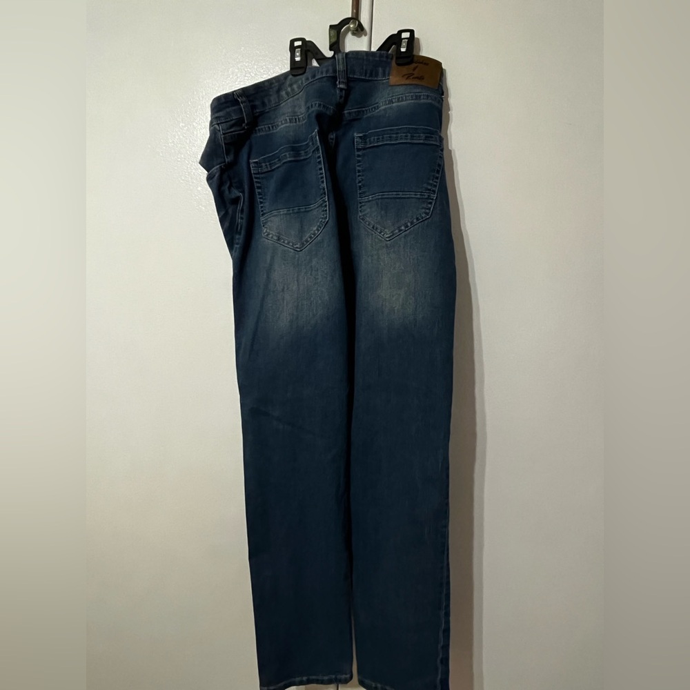 Stitches & Rivets Men’s Blue Jeanst - Picture 2 of 4